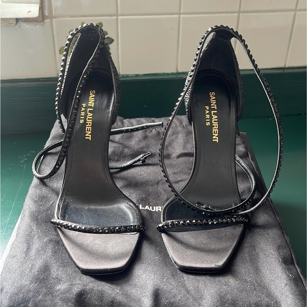Saint Laurent Black Women's Heels